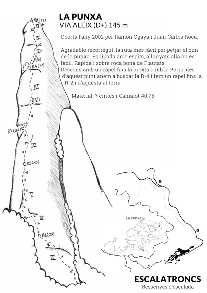 Ressenya de la via Aleix a la Punxa